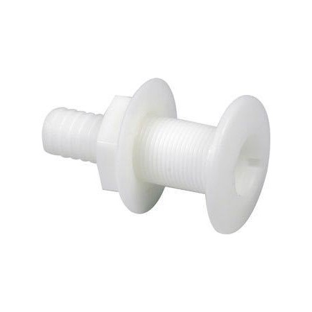 Pvc gennemføring 1 1/2" 38mm studs